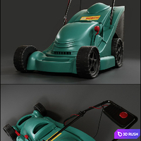 Bosch Lawn Mowers 3D Model Corona