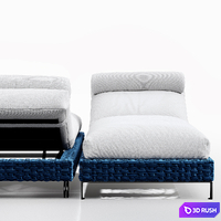 B&amp;B_Ray Outdoor Fabric 3D Model Corona