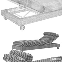 B&amp;B_Ray Outdoor Fabric 3D Model Corona
