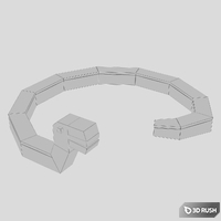 PlayGround Richter Staff 3D Model Vray, Corona
