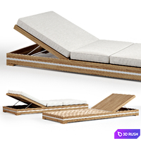 ETHIMO Essenza | Garden daybed 3D Model Vray