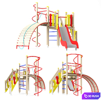 Children's game complex KSIL 7 3D Model Vray