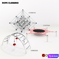 KOMPAN. CARTOKTAEDRA FRAME, SIXED NETWORK and LITTLE ARCH 3D Model Corona