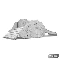 Galopin. Hedgehog Hill 3D Model Corona