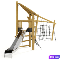 KOMPAN. TOWER AND CLIMBER 3D Model Vray, Corona