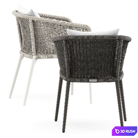 KNOT ARMCHAIR Knot by JANUS 3D Model Vray, Corona