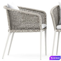 KNOT ARMCHAIR Knot by JANUS 3D Model Vray, Corona