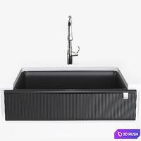 Kitchen Sink KOHLER Cairn 3D Model Vray, Corona