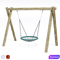 RICHTER. CRADLE NEST 3D Model Vray, Corona