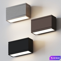 Rubix Indoor / Outdoor Wall Sconce by WAC Lighting 3D Model Vray, Corona
