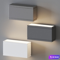 Rubix Indoor / Outdoor Wall Sconce by WAC Lighting 3D Model Vray, Corona