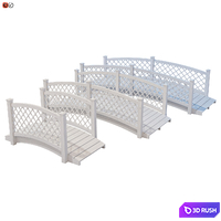 Garden bridges set 8 3D Model Vray, Corona
