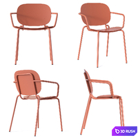 SCAB DESIGN Si-Si (2 chairs set) 3D Model Corona