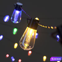 Editalorble Garland Color 3D Model Corona