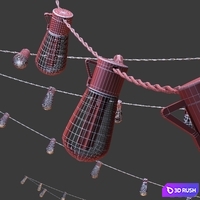 Editalorble Garland Color 3D Model Corona