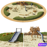 Log playground 2 3D Model Vray