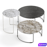 Pedrali Circuit Outdoor Coffee Tables 3D Model Vray, Corona