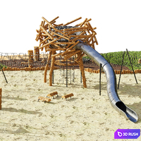 Log playground 2 3D Model Vray