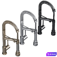 Omoikiri Bosen sink (with faucet and water) 3D Model Vray, Corona