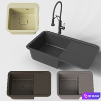 Sink Omoikiri Tasogare 3D Model Corona