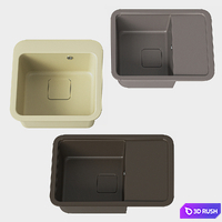 Sink Omoikiri Tasogare 3D Model Corona