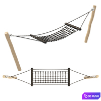 Outdoor hammock from Kompan 02 3D Model Corona