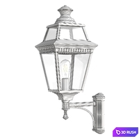 Roger Pradier Outdoor wall lamp Vosges 3D Model Corona