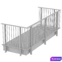 Railing 25 3D Model Corona