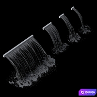 Waterfall fountains 014 3D Model Vray
