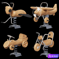Baby swing 3D Model Corona