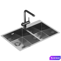 Kitchen sink set 3D Model Vray, Corona