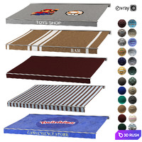 awning kitbash vol 22 3D Model Vray, Corona