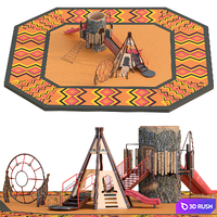 Playground 3D Model Corona