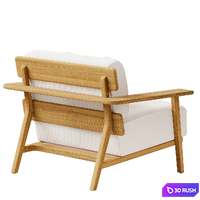 PARALEL Garden armchair By POINT 3D Model Corona