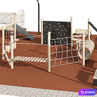 Children's playground 3D Model Vray, Corona
