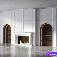 FIREPLACE NO14 3D Model Vray, Corona