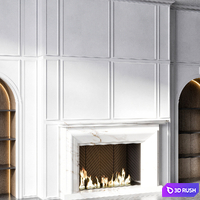 FIREPLACE NO14 3D Model Vray, Corona