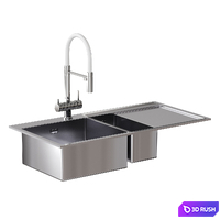 Sink and mixer OMOIKIRI AKISAME 3D Model Corona