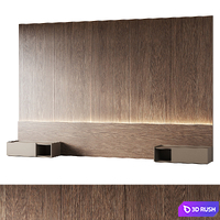 Headboard 7 3D Model Corona
