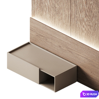 Headboard 7 3D Model Corona
