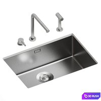 Tasca Pura Kitchen Sinks 3D Model Corona
