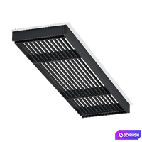 Slatted canopy canopy aluminum structure designer 3D Model Vray, Corona
