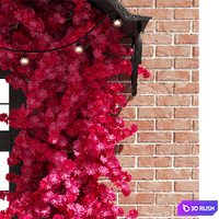 Entrance group with floral decoration 3D Model Corona