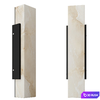 Alabaster Wall Sconce 3D Model Vray