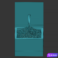 Ice maker for sauna 3D Model Corona
