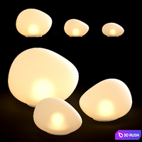 Pottery Barn Garden Light Set 3D Model Corona
