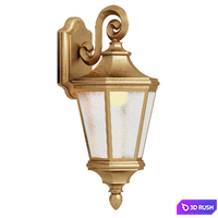 Classic exterior wall light set1 3D Model Vray, Corona