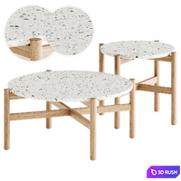 Pola Coffee Tables by Kave Home 3D Model Corona