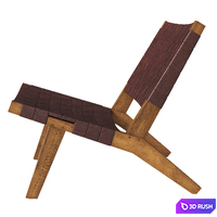 DE LA ESPADA 128 Lounge Chair 3D Model Corona