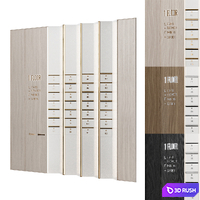Mailboxes SET 2 3D Model Corona